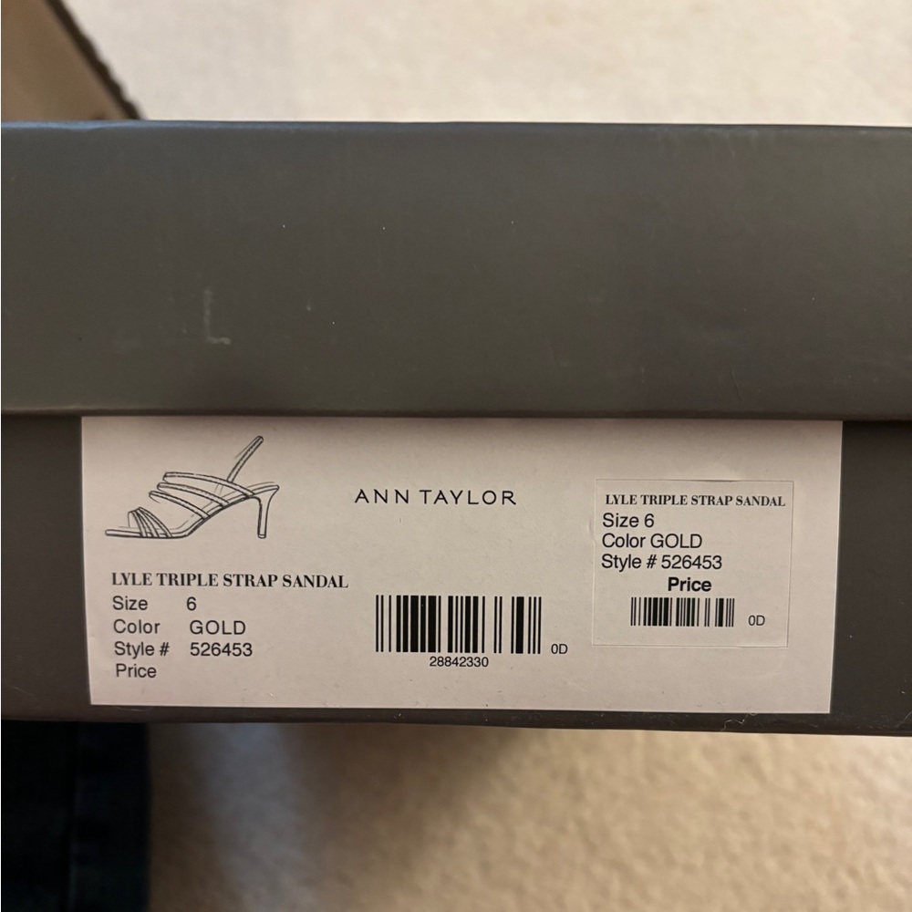 Ann taylor lyle triple strap sandal - Picture 4 of 6